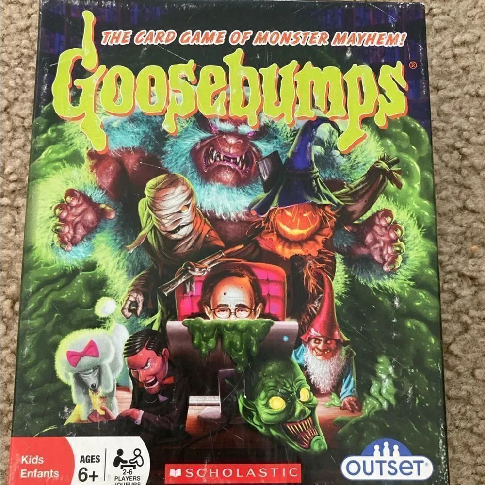 Vintage Goosebumps Monster Card Game
